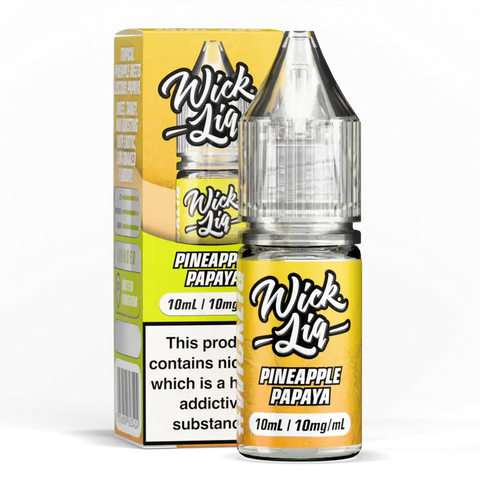 Wick Liq Bar Juice 10ml Nic Salts Pineapple Papaya 10mg