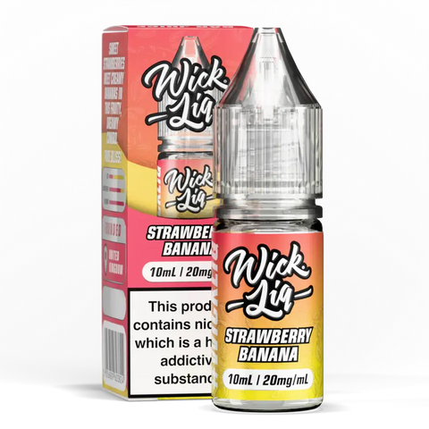 Wick Liq Bar Juice 10ml Nic Salts Strawberry Banana 20mg
