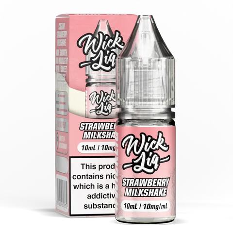 Wick Liq Bar Juice 10ml Nic Salts Strawberry Milkshake 10mg
