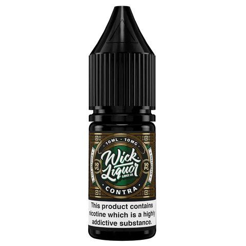 Wick Liquor 10ml Nic Salts Contra Shattered