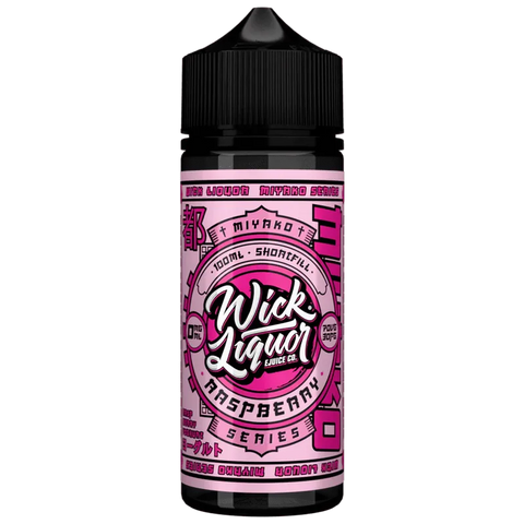 Wick Liquor Raspberry Miyako Yoghurt 100ml Shortfill