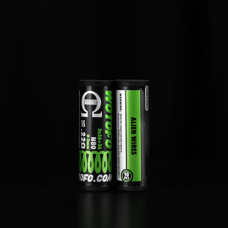 Wotofo Alien Pre-Built Coils 0.22Ω (10 Pack) for RDA/RTA
