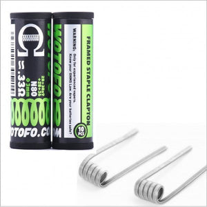 Wotofo Framed Staple Clapton Coils 0.33ohm 10pcs/pack