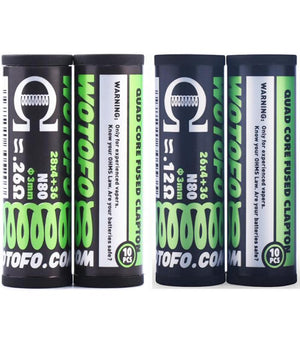 Wotofo Quad Core Fused Clapton Coils 10pcs/pack 0.26ohm