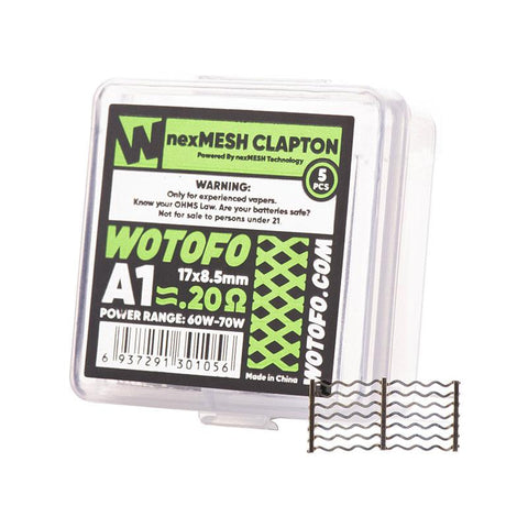 Wotofo NexMesh Clapton Mesh Strips 5pcs