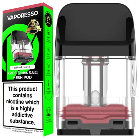 Vaporesso XROS Replacement Pods Corex 3.0 0.8ohm XL