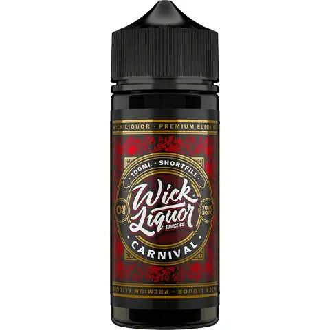 Wick Liquor 100ml Shortfill - Boulevard, Contra & Banshee Wick Liquor 100ml Shortfill - Boulevard, Contra & Banshee